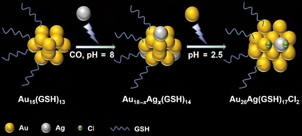 Researchers develop technique to synthesize water-soluble alloy nanoclusters