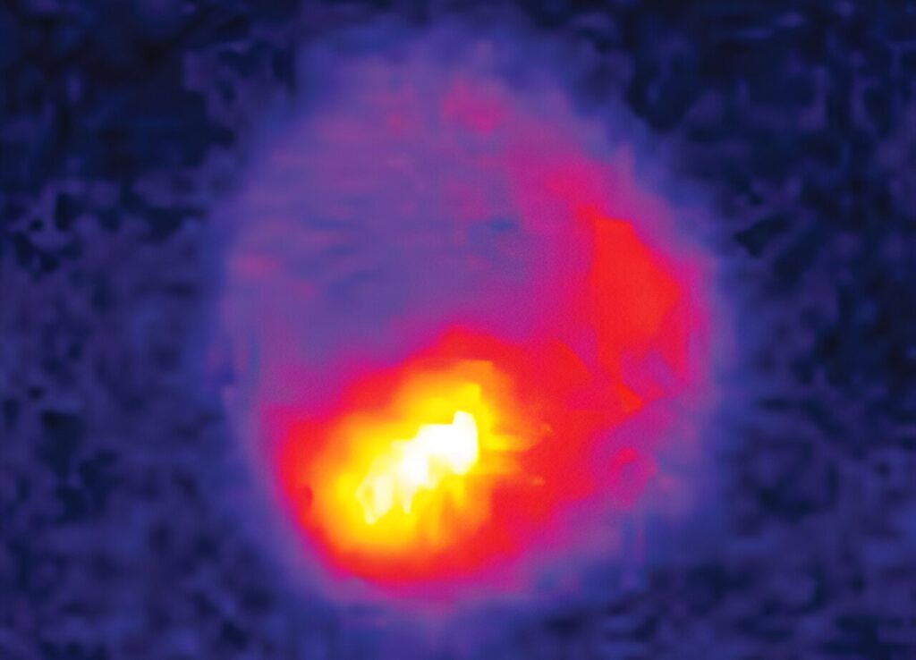 High-speed electron camera uncovers new ‘light-twisting’ behavior in ultrathin material