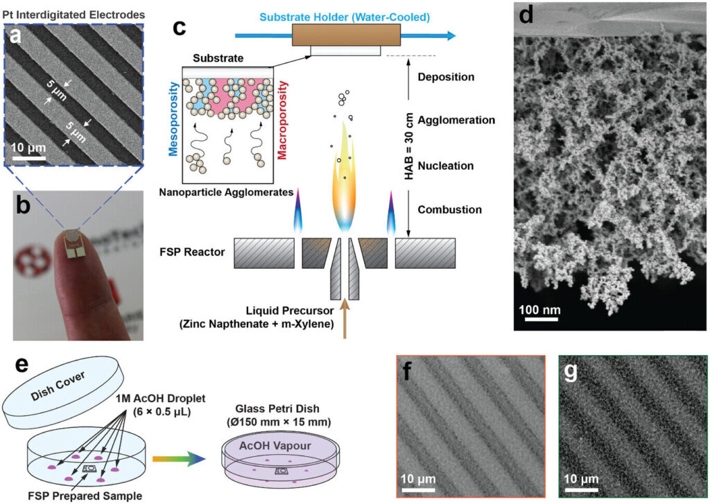 Vinegar vapor method could make UV sensors 128,000 times more responsive