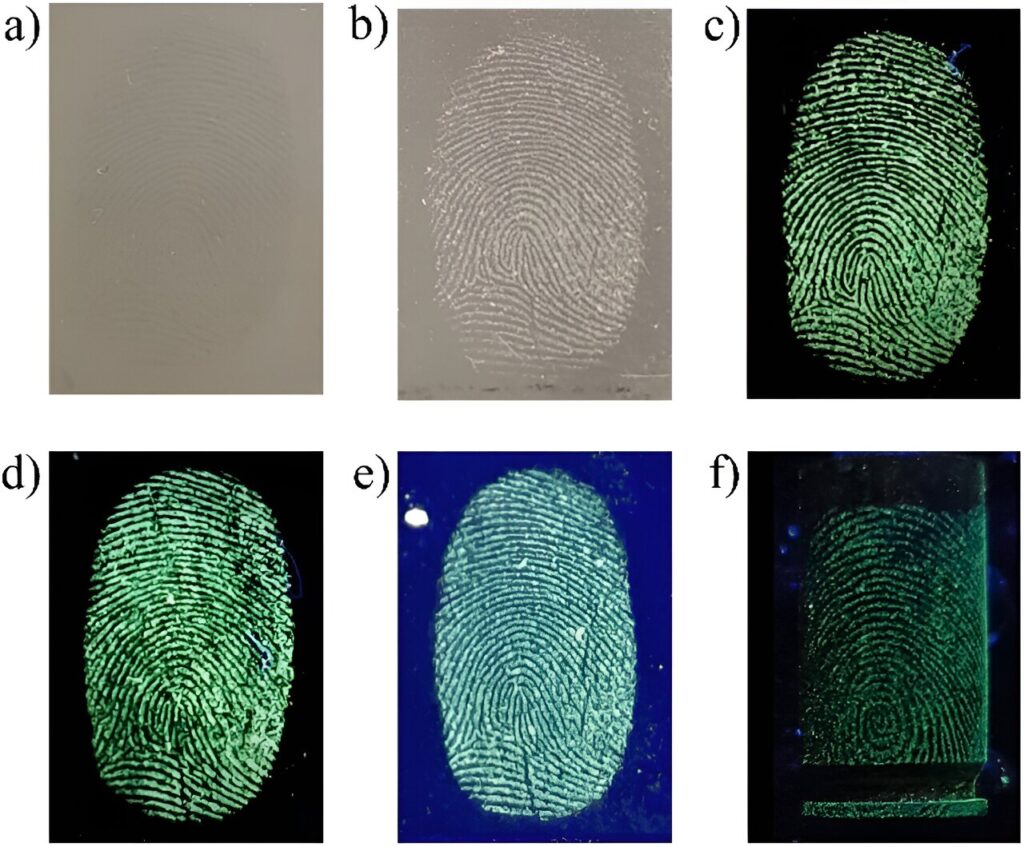 Fluorescent nanomaterial could transform how we visualize fingerprints