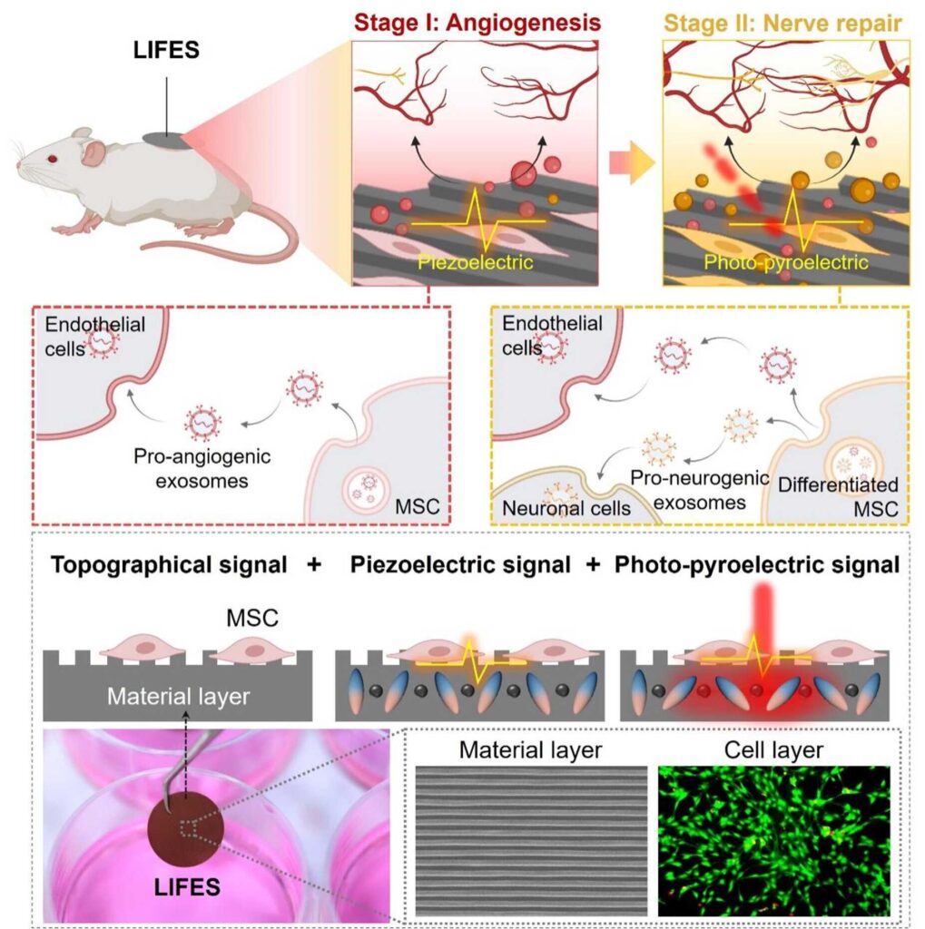 Researchers develop miRNA-tunable living interface for neurovascular remodeling