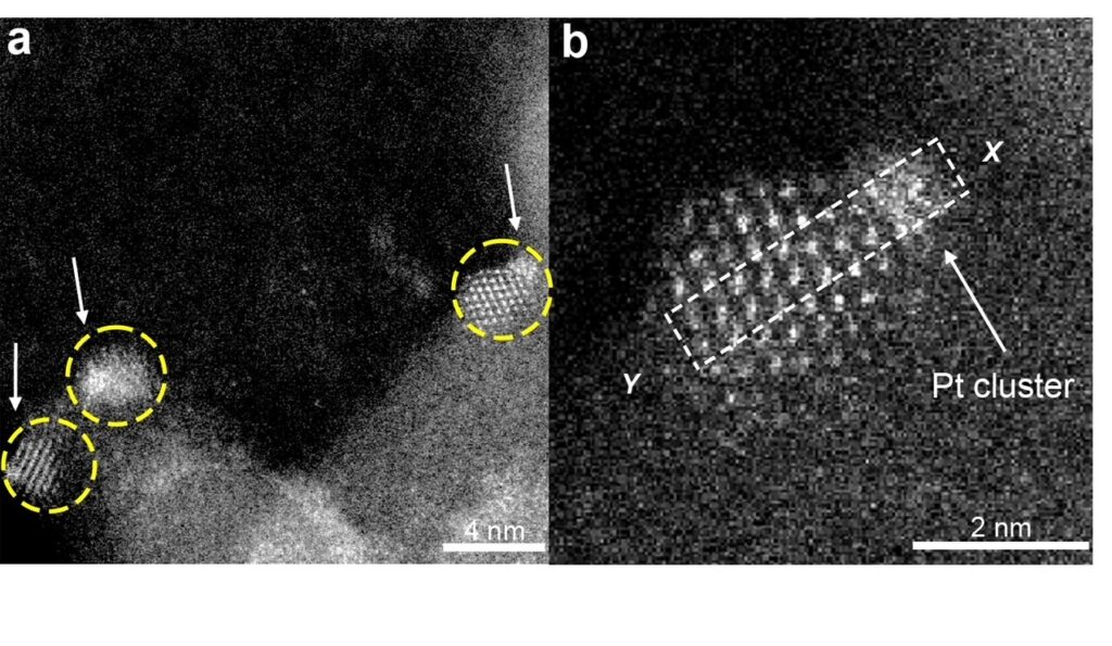 Creating nanoislands enhances platinum catalyst efficiency