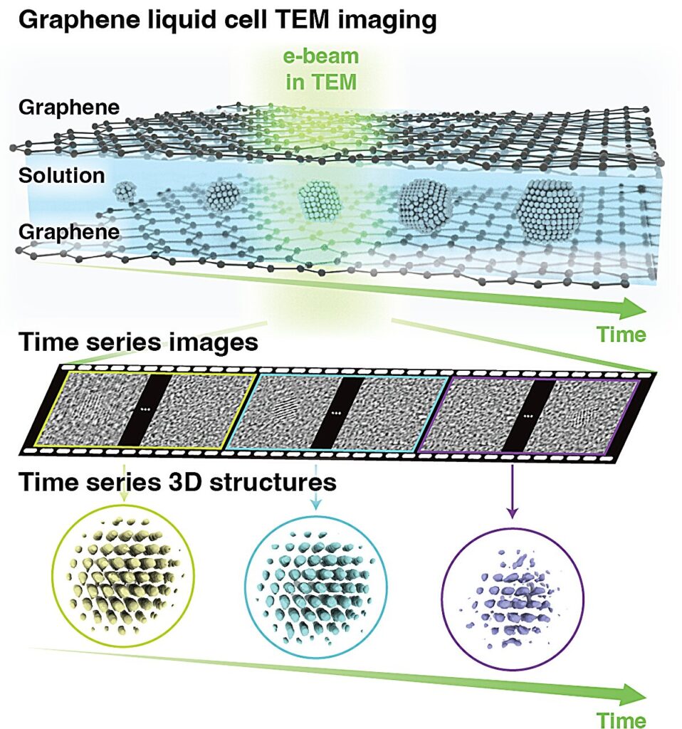 3D imaging technique captures dynamic atomic shifts in nanoparticles, revealing unexpected structural phases