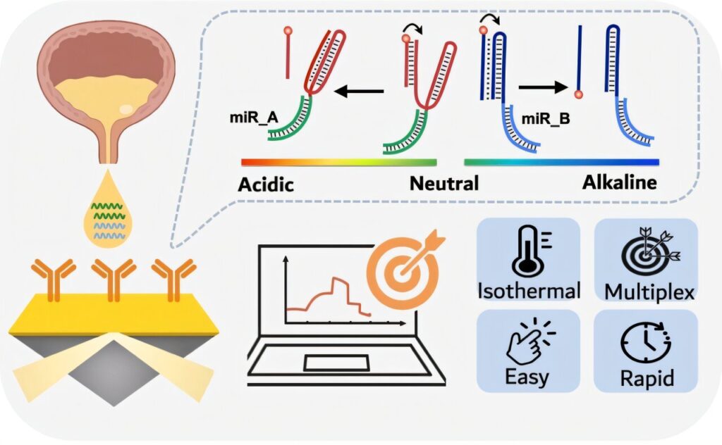 Biosensor uses pH-responsive DNA nanoswitches for highly sensitive bladder cancer detection in urine