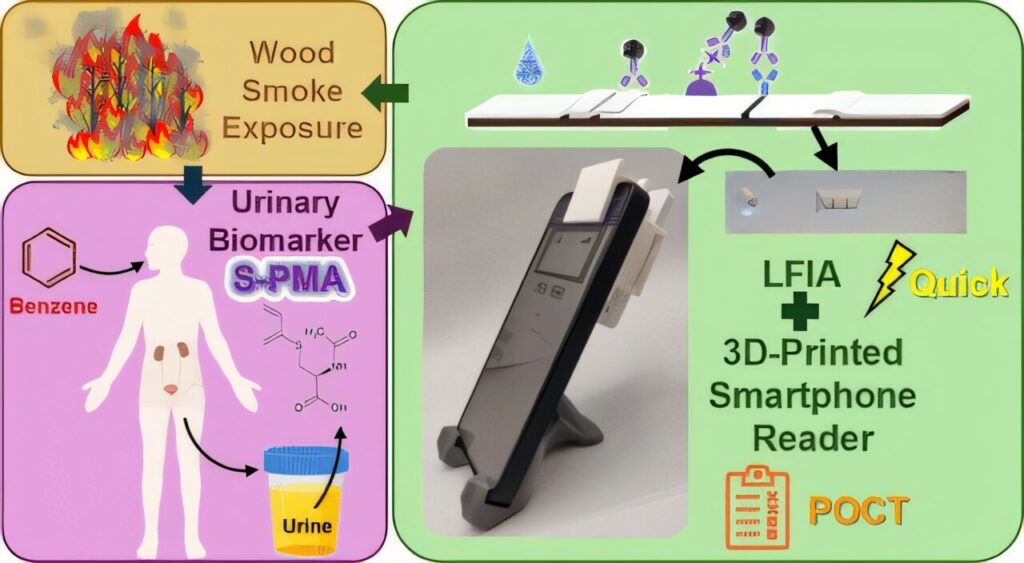 Paper sensors and smartphone app monitor personal smoke exposure