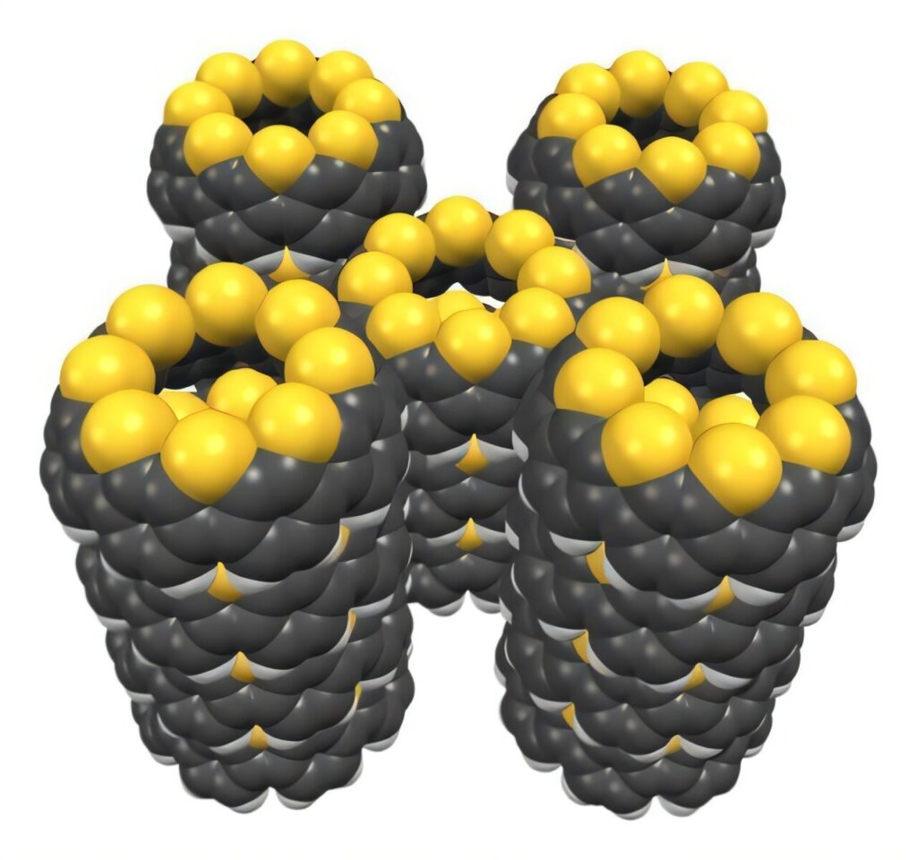 Sulfur-capped carbon nanobelts promise novel applications