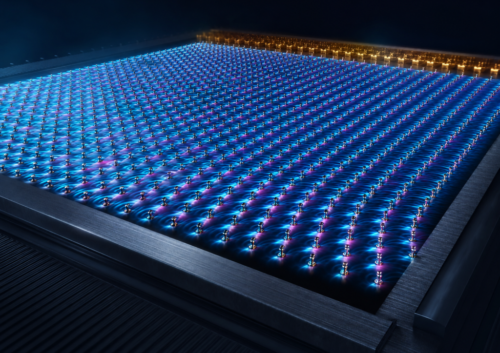 Ultra-Large Spin Hall Oscillator Lattices Achieve Nanosecond Synchronization