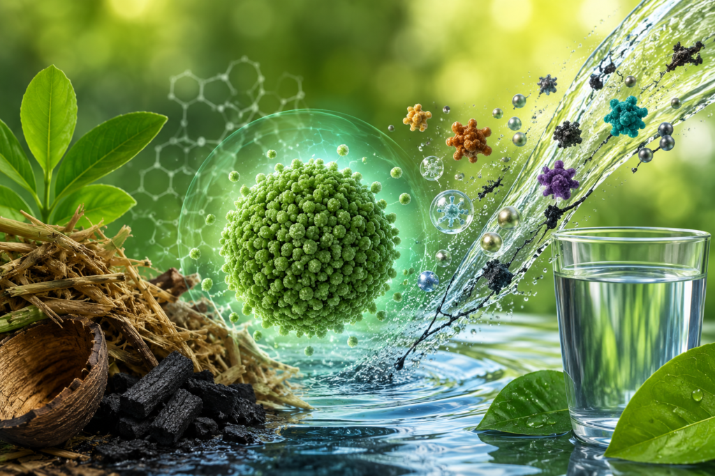 Biomass-Derived Nanomaterials Offer a Greener Route to Pollution Cleanup